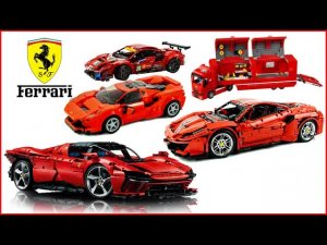 Сборка лучших моделей LEGO Ferrari: Daytona, F8 Tributo и другие