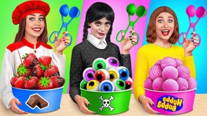 Кулинарный Челлендж# Уэнсдей Против Бабушки # Смешные Моменты