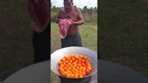 Как приготовить хрустящую свинину с помидорами и перцем