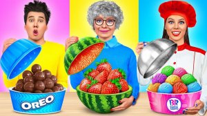 Кулинарный Челлендж# Я против Бабушки # Секретные Лайфхаки и Гаджеты от Multi DO Challenge