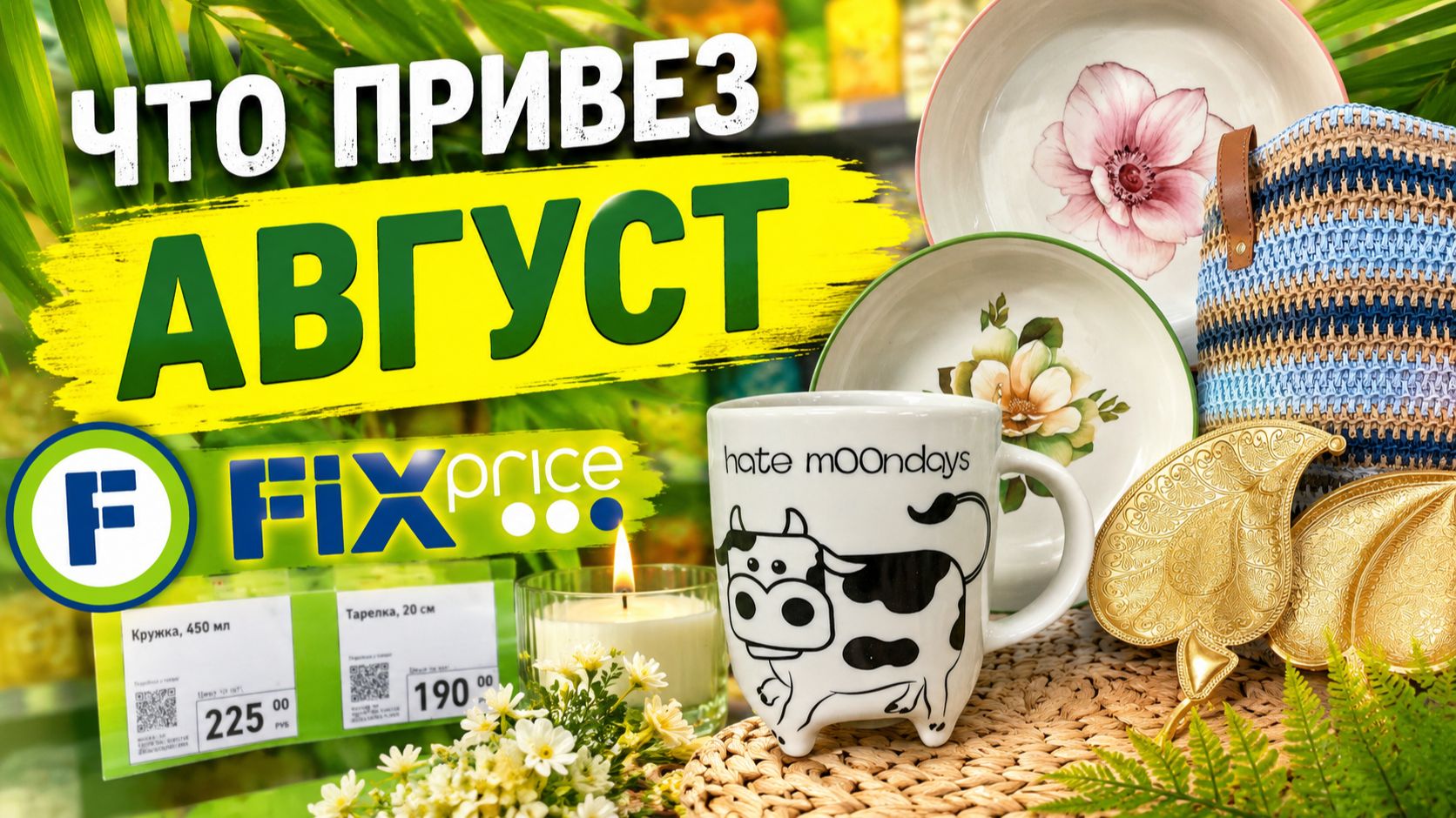 Фикс Прайс приехали новинки августа не пропустите красоту