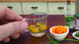 Лучшие рецепты из яиц: Настоящая еда на миниатюрной игрушечной кухне. АСМР.