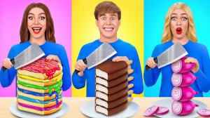 100 Слоев еды Челлендж # Смешные моменты от Multi DO Challenge