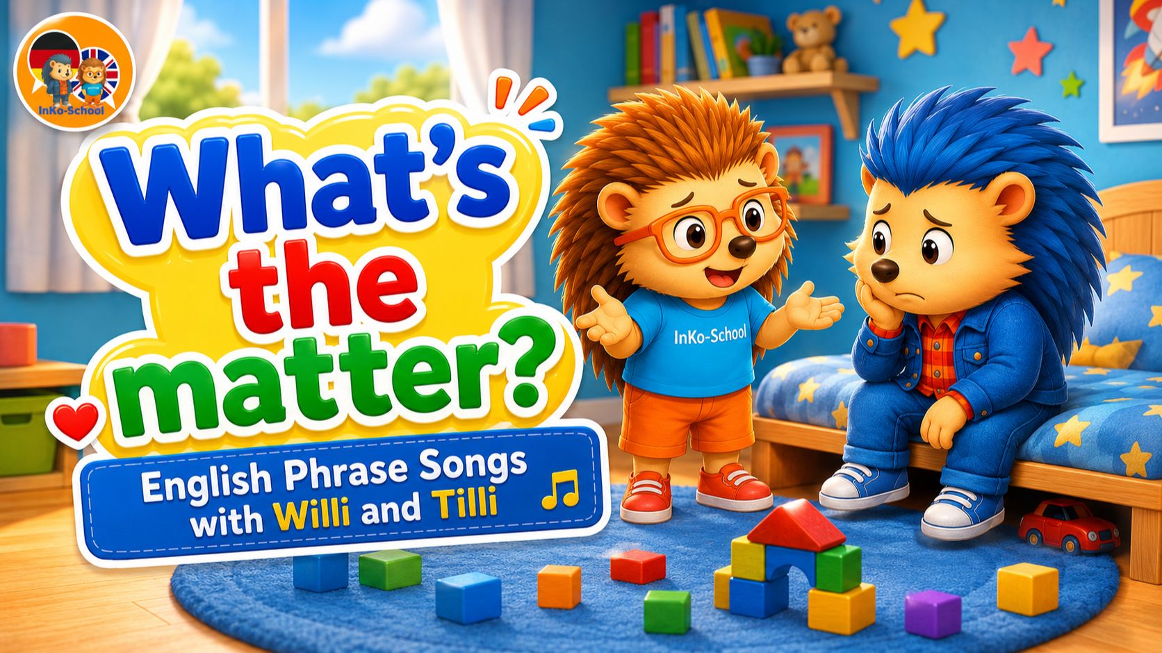 What’s The Matter? | English Song For Kids | Willi And Tilli | InKo-School