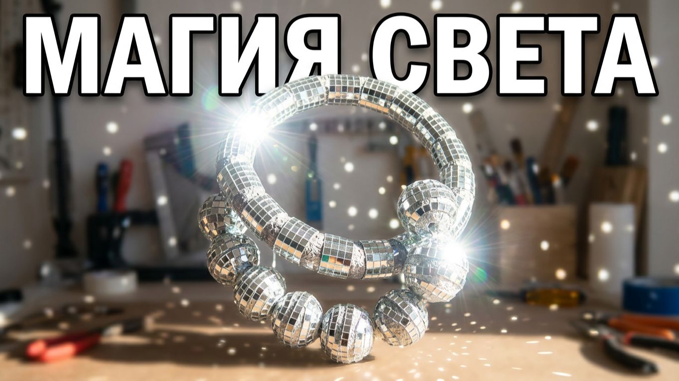 Создаем АРТ-ОБЬЕКТ. Зеркальная мозаика на основе из папье-маше. Мастер-класс