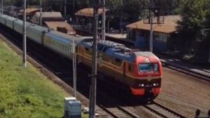 эп2к-167 «тчэ-6» , ночной экспресс и другие поезда на перегоне перово-люберцы-1