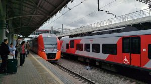 Электропоезд ЭС2Г-046 «Ласточка» станция МЦК Локомотив 8.07.2026