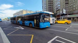 Автобус ЛиАЗ 6213 борт 192498 маршрут 021