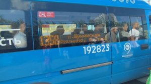 Маршрутка Mercedes Benz Спринтер борт 192823 маршрут 1358