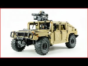 Сборка внедорожника CaDA HUMVEE 1:8 — C61036W