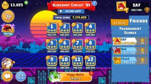 Angry Birds Friends. Slingshot Circuit '85 (01.08.2026). Все уровни 3 звезды. Прохождение от SAFa.