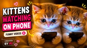Смешные коты смотрят телефоны#!🤳🐱 #Подборка забавных моментов с котиками, созданная искусс
