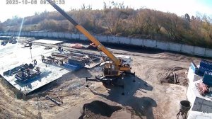 Подготовка опалубки. Работаем Автокран МАЗ