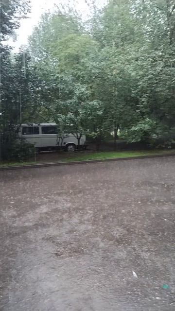 Калининград, прекрасный ливень