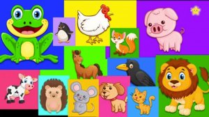 Развивающие мультики для детей - Мультфильмы для развития речи - Животные