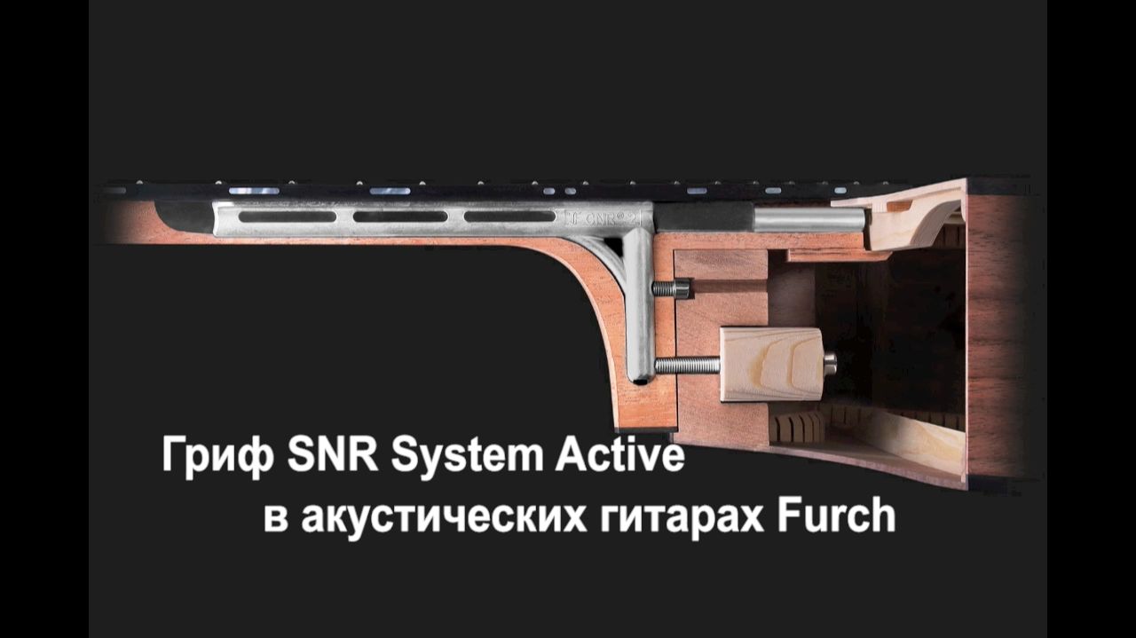 Гриф CNR System Active в акустических гитарах Furch