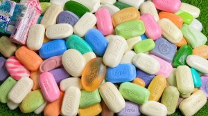 Удовольствие на 5 минут: РАСПАКОВКА РАЗЛИЧНЫХ РАЗНОЦВЕТНЫХ МЫЛ - АСМР
