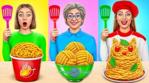 Кулинарный Челлендж# Я против Бабушки # Смешные Ситуации с Едой