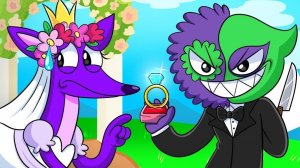 БАУНСЕЛИЯ И ДЖЕСТЕР ПОЖЕНИЛИСЬ! Garten of Ban Ban 4 - Анимации на русском