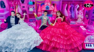 Играем в игрушки из мультика принцесса кукла Барби. Мультфильм для детей. ASMR АСМР
