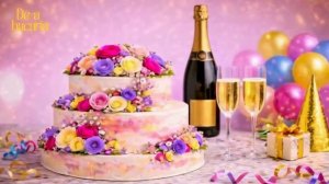 🔴 La mulți ani fericiți! 🎂🥂 Cântec & mesaj de aniversare 🎁🍾🥂🎂🥪🍬🍕🍸🎉