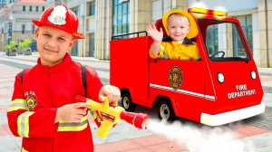 День в KidZania Dubai с Ромой и Оливером _ Весёлые профессии для детей