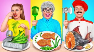 Кулинарный Челлендж# Я против Бабушки # Эпичная Битва С Едой от Multi DO Challenge