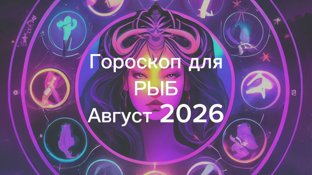 РЫБЫ гороскоп на АВГУСТ 2026 от Марии Тихоновой