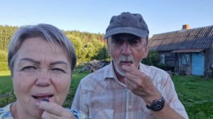 ПОДВЯЗАЛИ ОГУРЦЫ В ТЕПЛИЦЕ, ПРОШЛИСЬ ПО ПАЛИСАДНИКУ А УТРОМ В ЛЕС.