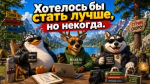 Хотелось бы стать лучше, но некогда.
