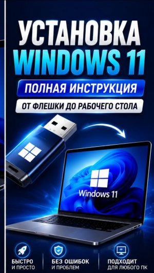Видео установки Windows 11 с озвучкой и работе с драйвер паком и рекомендациями
