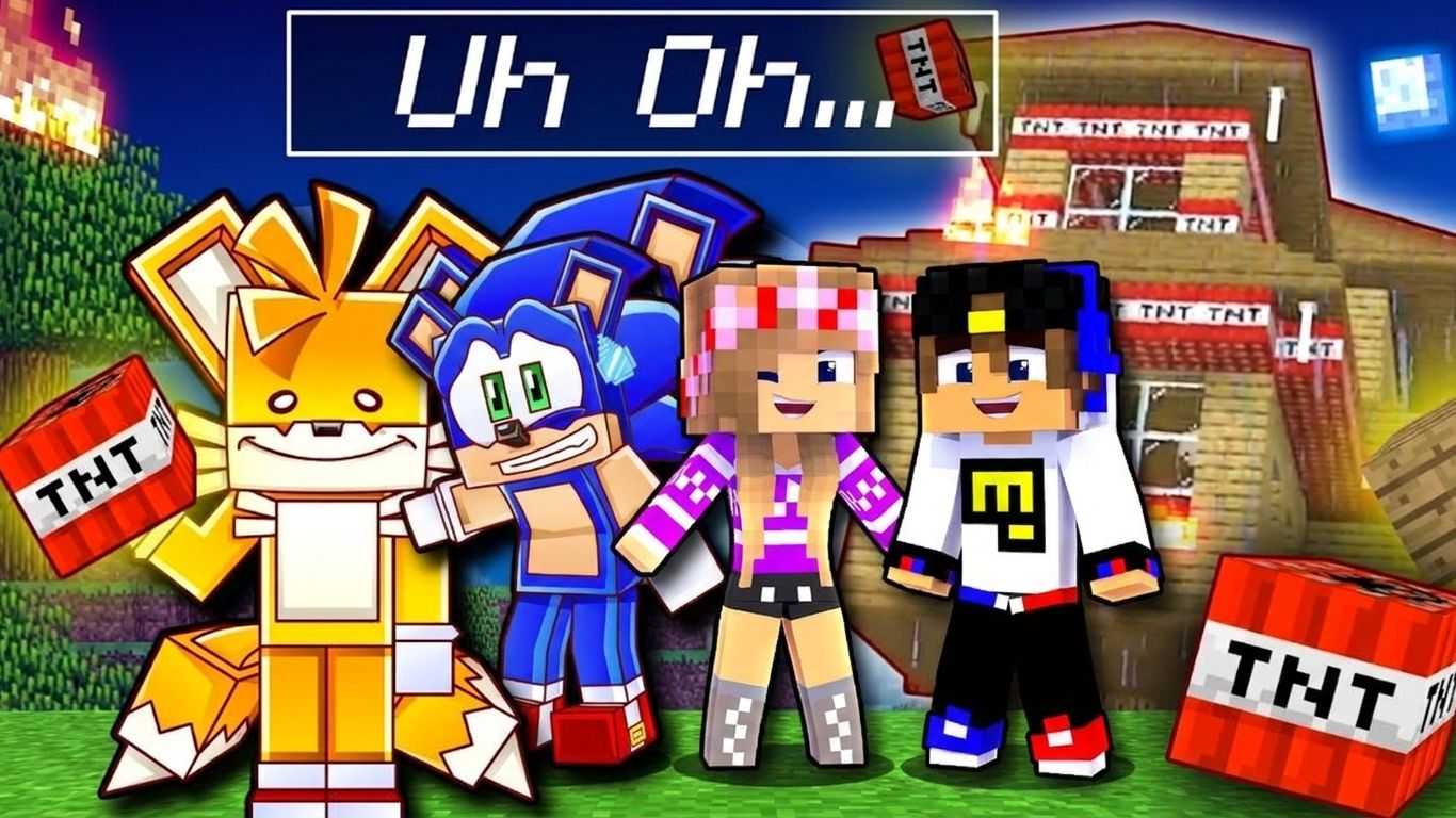 МОЙ ДРОН снял СОНИК в МАЙНКРАФТ НУБ И ПРО ЭВОЛЮЦИЯ ВИДЕО MINECRAFT Евгенбро