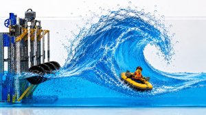 Экстремальный вызов LEGO Wave - машины против лодок