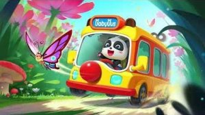 «Школьный автобус малышки панды» Игры для детей.