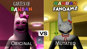 GARTEN OF BANBAN ALL CHASES + JUMPSCARES (ОРИГИНАЛ против мутировавших)