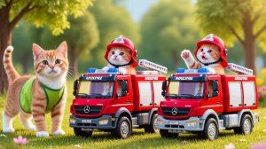 Мама-кошка подстригает шерсть на ферме и делает тигровую шапку для котят дома🐾🎩🐯