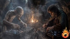 Gollum vs Frodo 🖤 Dark Melodic Techno Battle   Deep House for Focus & Immersion (No Vocals)