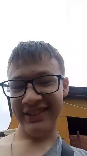 мы в деревне с Сашей и Настей