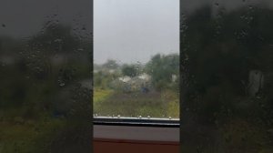 Утренняя гроза в посёлке в Калининградской области! Ранним утром!!!