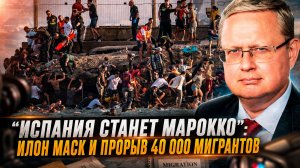 Михаил Делягин | «Испания станет Марокко» Илон Маск и прорыв 40 000 мигрантов