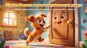 🐶🚪 Щенок Рыжик и разговаривающая дверь — добрая аудиосказка для малышей про звуки дома ✨🐾