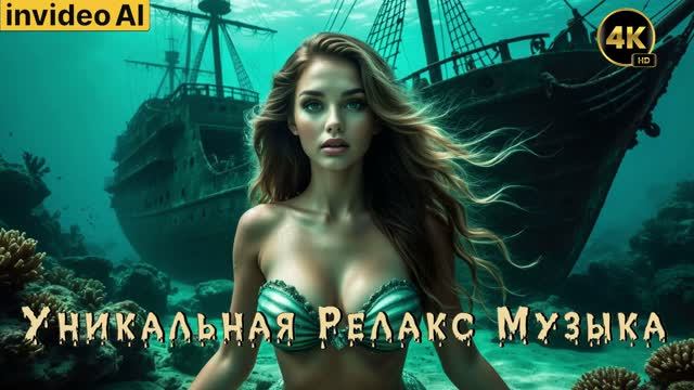 Релакс Музыка 💤/ Релакс НейроКино💯 / Подводное Путешествие 🔥 / Подводные Руины 4K ULTRA HD🔝