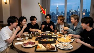 Непредвиденно! BTS наслаждаются ужином вместе в Нью-Йорке! Новые очки Чонгука удивили АРМИ