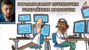 Анатолий ДВ. ОТРАБАТЫВАЮТ ПЕЧЕНЮШКИ ШАХРАЙСКИЕ МРАЗЮШКИ