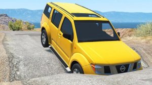 Мультик_ Взрыв на ямах в BeamNG.drive #2 - Погоня через аварии