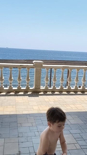 я на море
