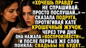 «ХОЧЕШЬ ПРАВДУ — ПРОСТО ПОСЛУШАЙ…» — СКАЗАЛА ПОДРУГА. ПОСЛЕ ЭТОЙ ЗАПИСИ СВАДЬБЫ НЕ БЫЛО…