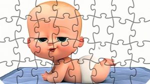 Puzzle cartoon for kids 3D - The Boss Baby Пазл мультик - Босс-молокосос
