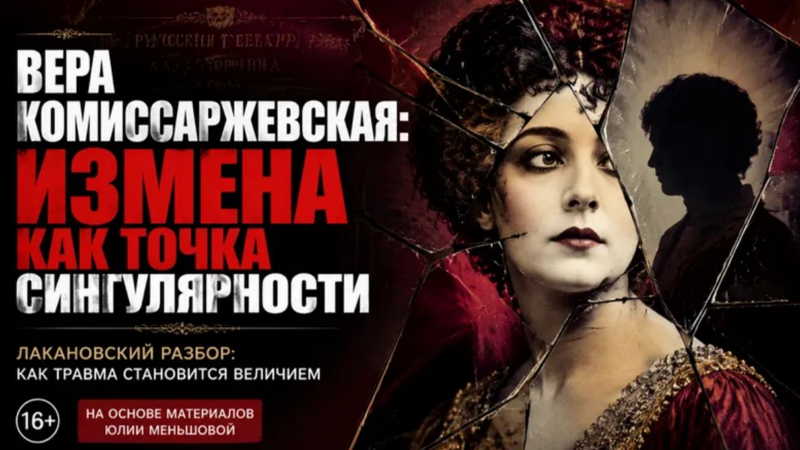Вера Комиссаржевская: измена как точка сингулярности. Жёсткий лакановский разбор.