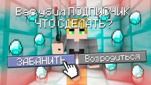 ЗА ЧТО Я ЗАБАНИЛ СВОЕГО ПОДПИСЧИКА В МАЙНКРАФТ | Риколит Minecraft